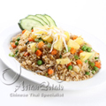 Pineapple fried rice dish